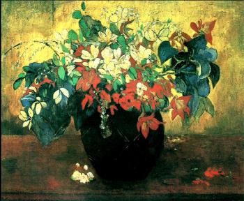 Gauguin, Paul : Vase of flowers